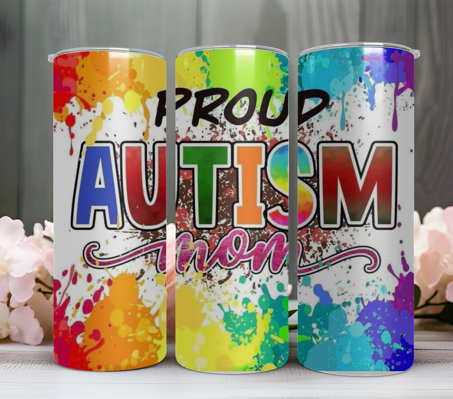 20oz Proud Autism Mom