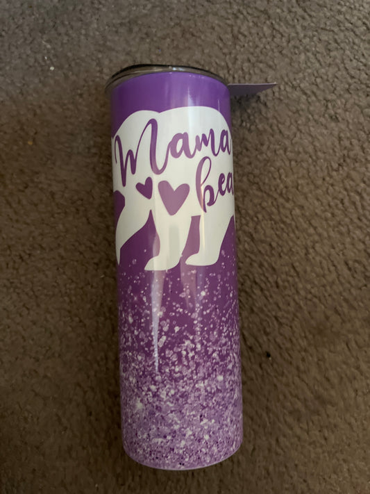 20oz: Mama Bear Purple