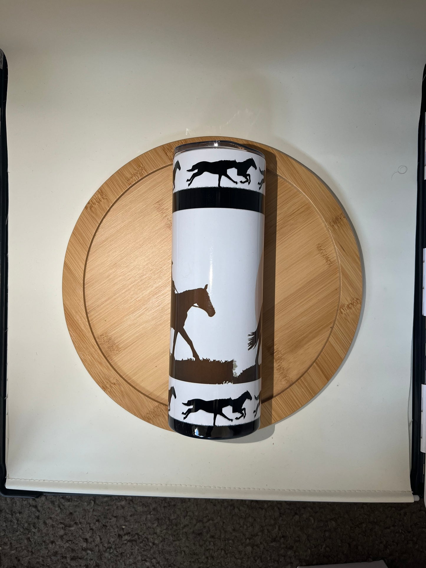 20oz Rodeo Inspired White Tumbler