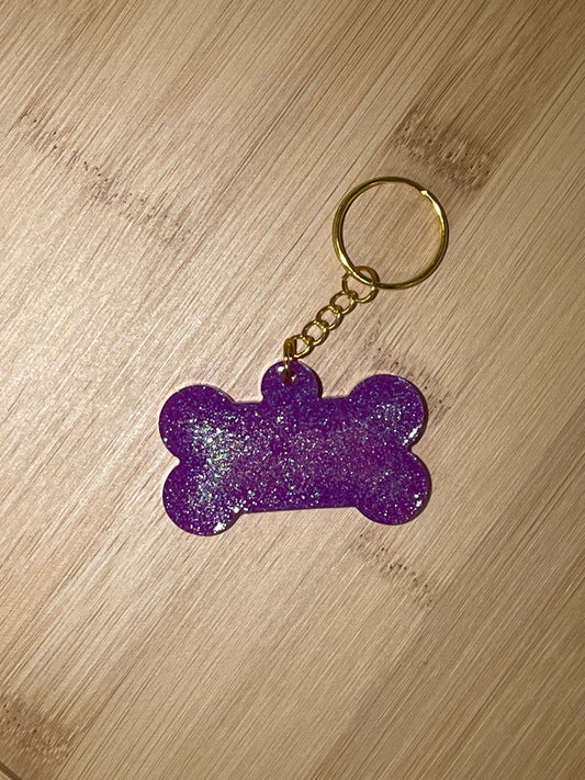 UV RESIN KEYCHAIN: Dog Tag