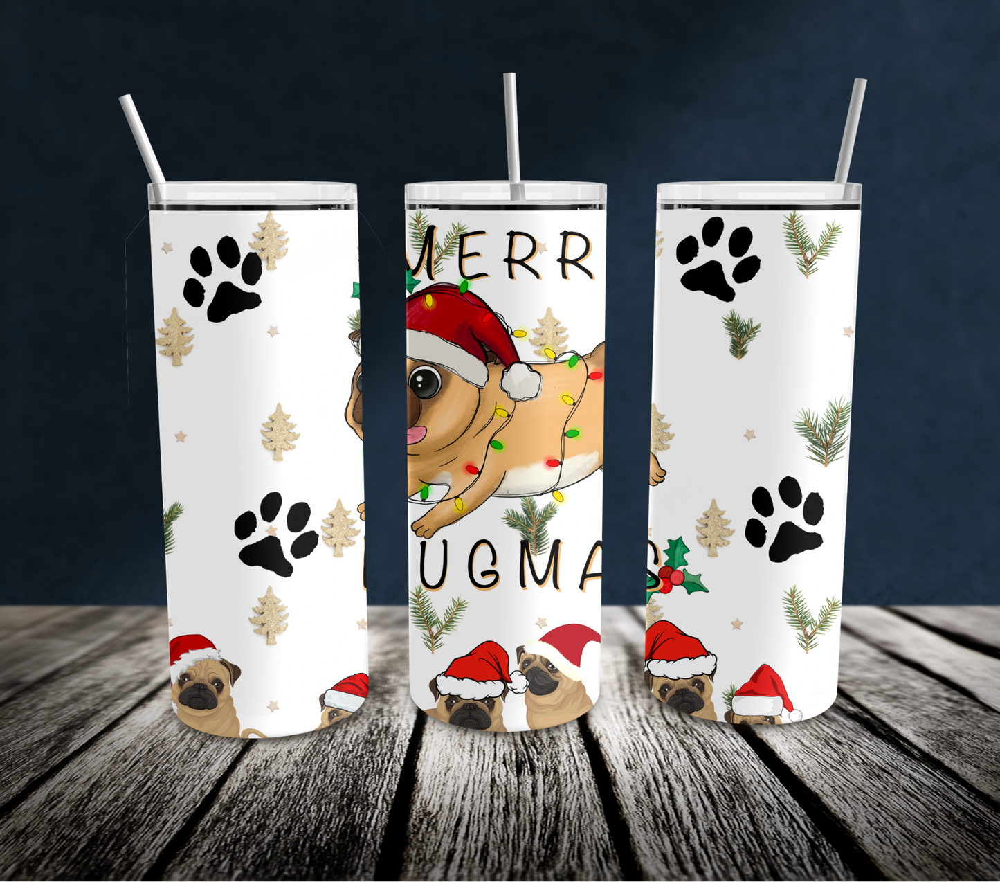 20oz: Merry Pugmas