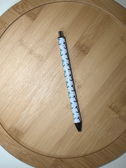 VINYL PEN: Anchor on Black Base