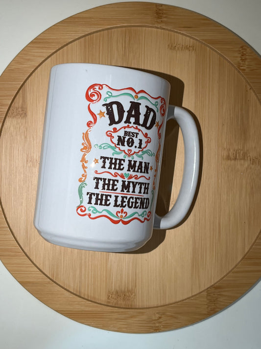 CERAMIC MUGS: #1 Dad