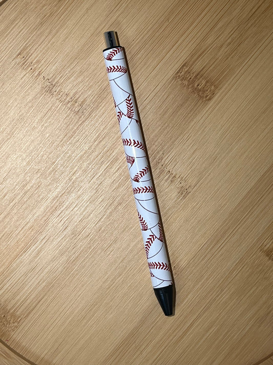 VINYL PEN: Baseball on Black Base